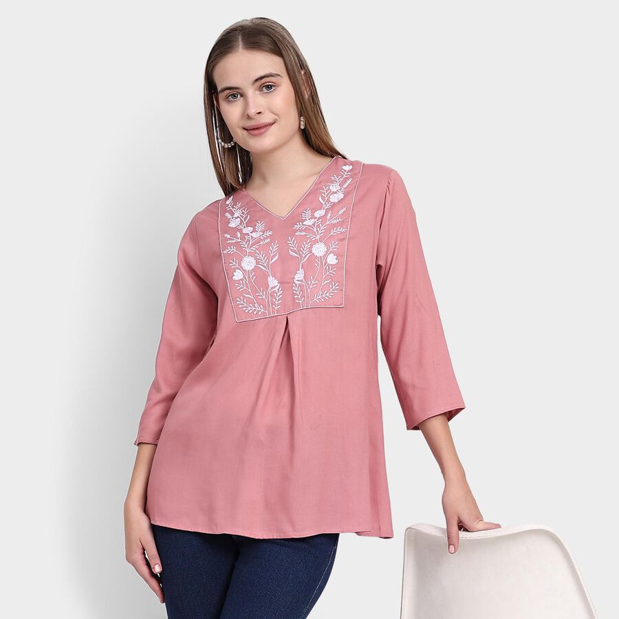 Ladies' Kurti, Purple, large image number null