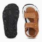 Boys' Sandal, भूरा, small