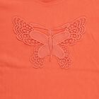 Girls' T-Shirt, मूँगा (कोरल), small