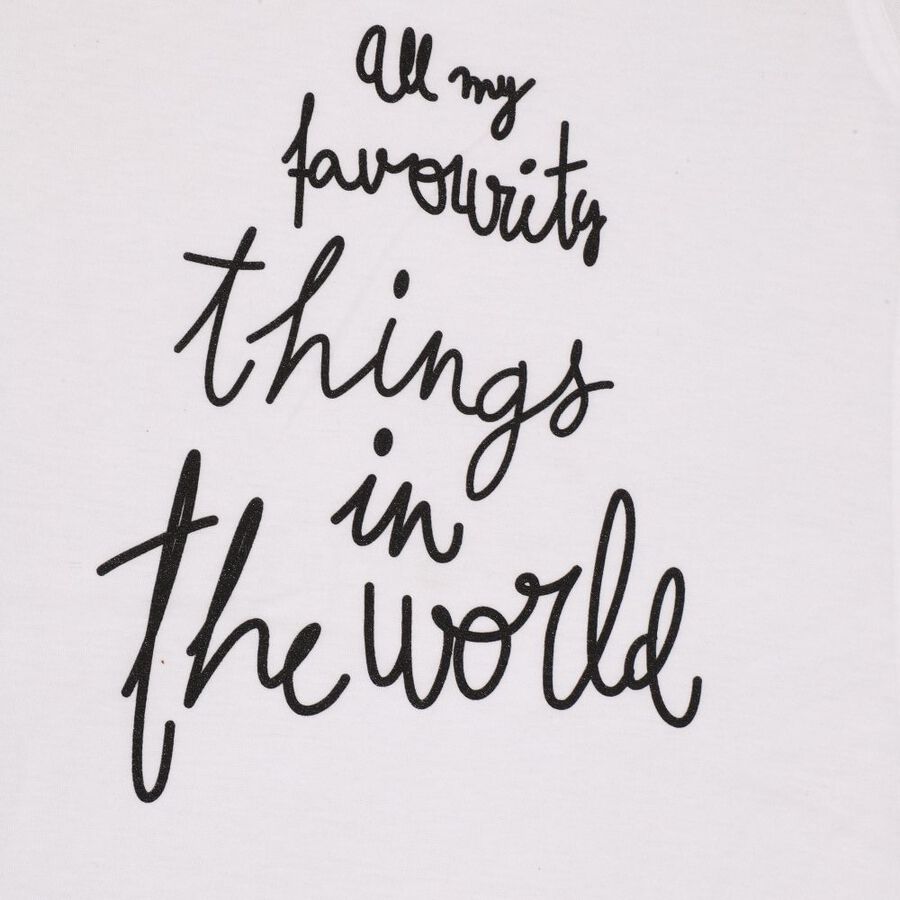 Girls' T-Shirt, Off White, large image number null