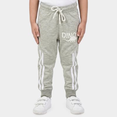 Boys Grey Jogger Graphic Printed Pyjama