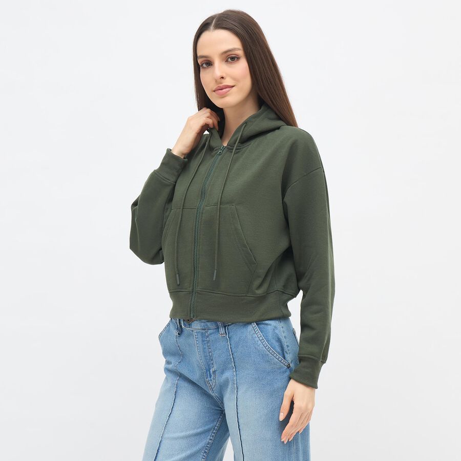 Ladies' Sweatshirt, ओलिव, large image number null