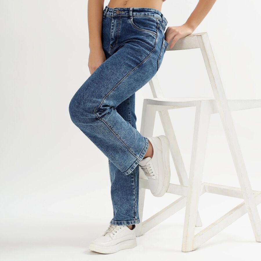 Ladies' Jeans, Mid Blue, large image number null