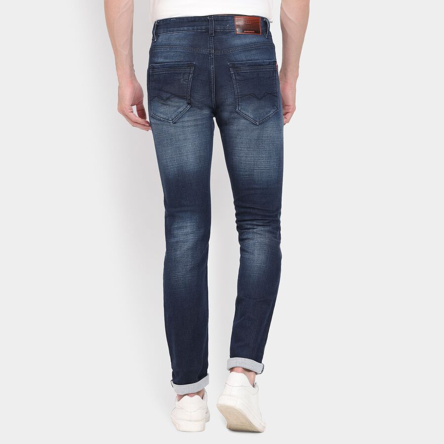 Men's Slim Fit Jeans , Dark Blue, large image number null