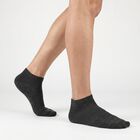 Men's Ankle Length Socks Pack of 3 ( Navy Blue, Charcoal, Black ), नेवी ब्लू, small