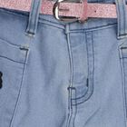 Girls' Jeans, हल्का नीला, small image number null