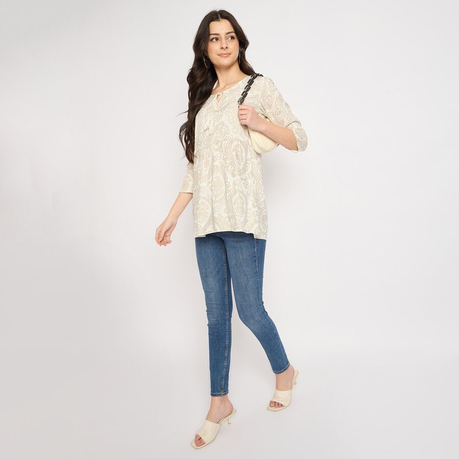 Ladies' Kurti , ऑफ व्हाइट, large image number null
