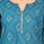 Ladies' Kurta , मध्यम नीला, small image number null