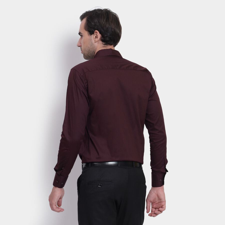 Men's Formal Shirt, वाइन, large image number null