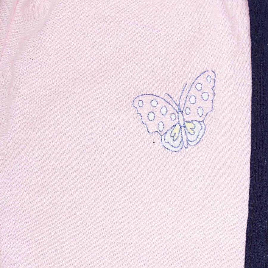 Infants Solid Elasticated Pyjama, Pink, large image number null