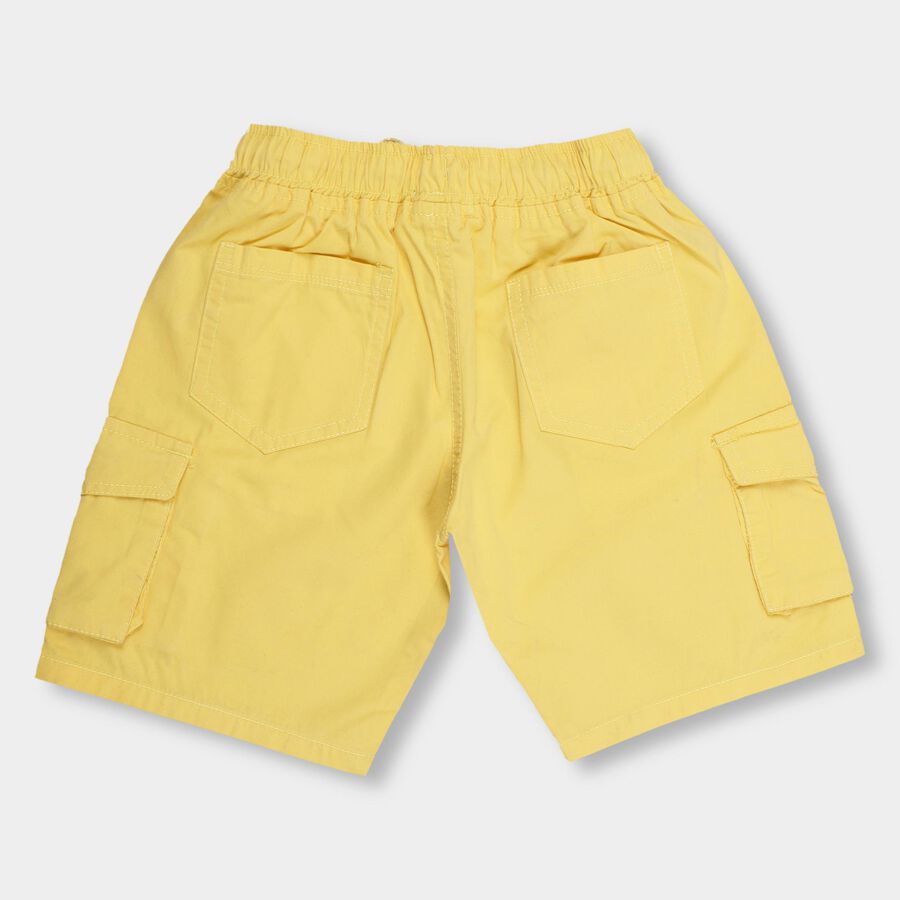 Boys' 100% Cotton Bermudas , Yellow, large image number null