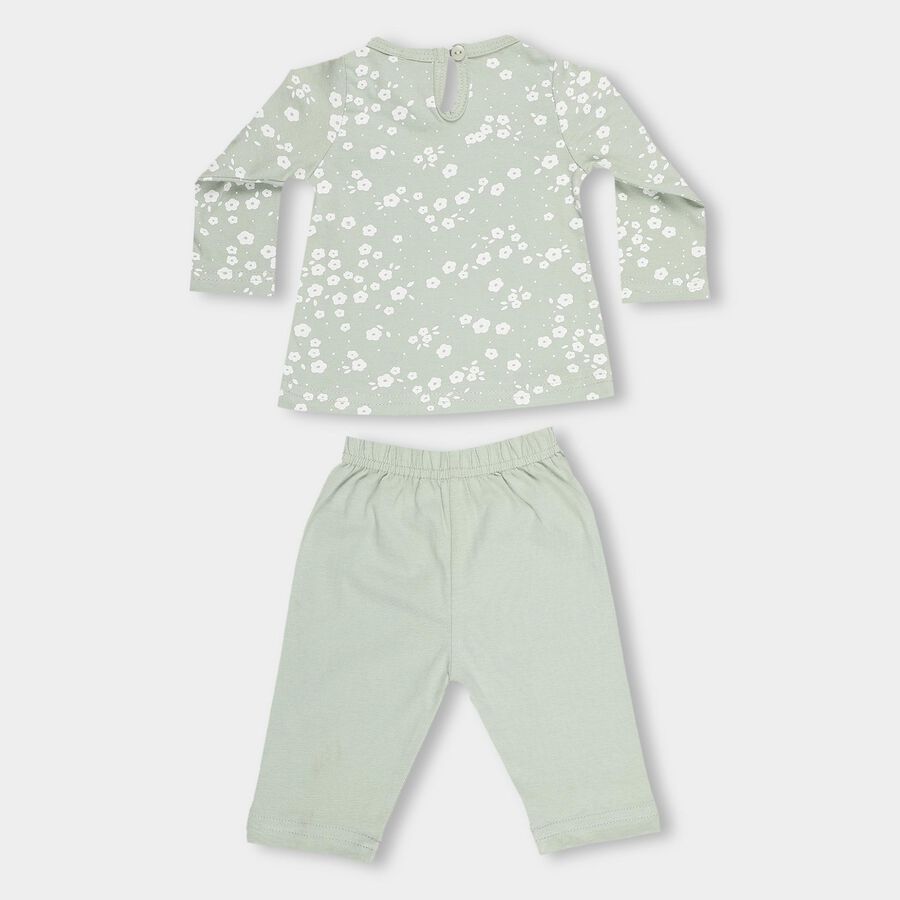 Infants' 100% Cotton Hipster Set , हल्का हरा, large image number null