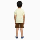 Boys' 100% Cotton Knit Baba Suit, Yellow, small image number null