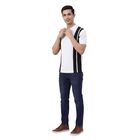 Men's Black Polo Collar Classic T-Shirt, काला, small