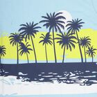 Boys Light Blue Round Neck Sleeveless T-Shirt, Light Blue, small