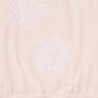 Girls Light Pink Crew Neck Casual Sweatshirt, Light Pink, small image number null