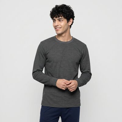 Men's Charcoal Long Sleeve Thermal