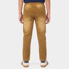 Boys Beige Jogger Fit Washed Jeans, गहरा पीला, small