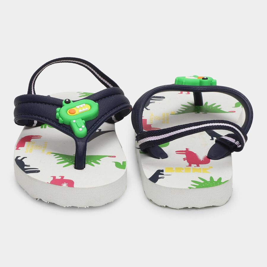 Boys' Slipper, सफ़ेद, large image number null