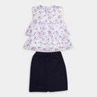 Girls' Top Skirt , नेवी ब्लू, small image number null