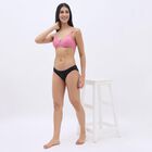 Women's Jet Black Bikini Panty, Black, small image number null