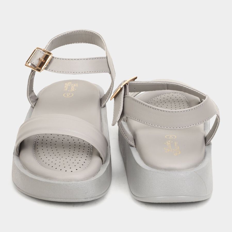 Womens Sandals, Grey, large image number null