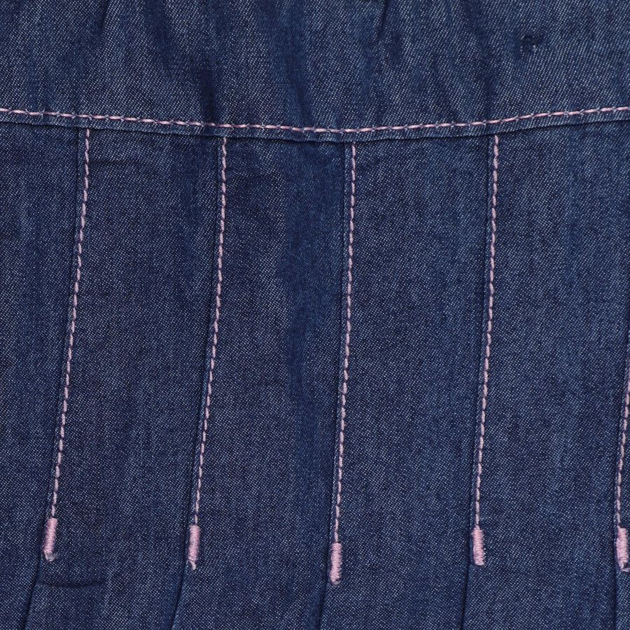 Girls' Skirt , गहरा नीला, large image number null