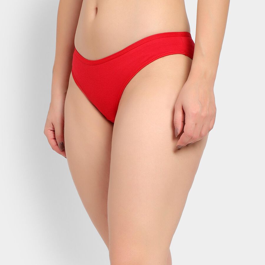 Ladies' 100% Cotton Panty, मरून, large image number null