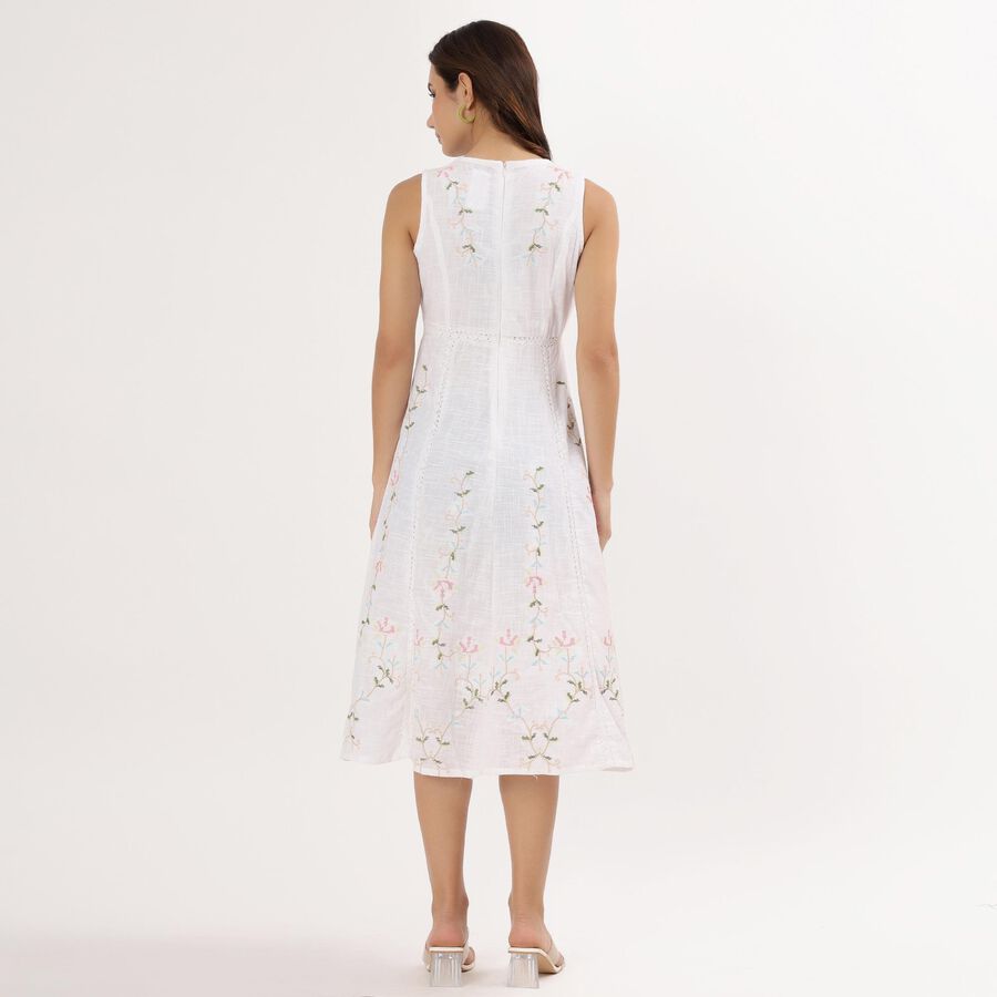 Ladies' Dress, Off White, large image number null