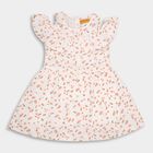 Girls' 100% Cotton Frock , Off White, small image number null