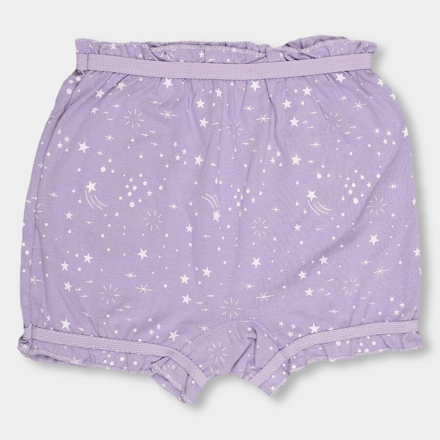 Girls' 100% Cotton Bloomer, Lilac, large image number null