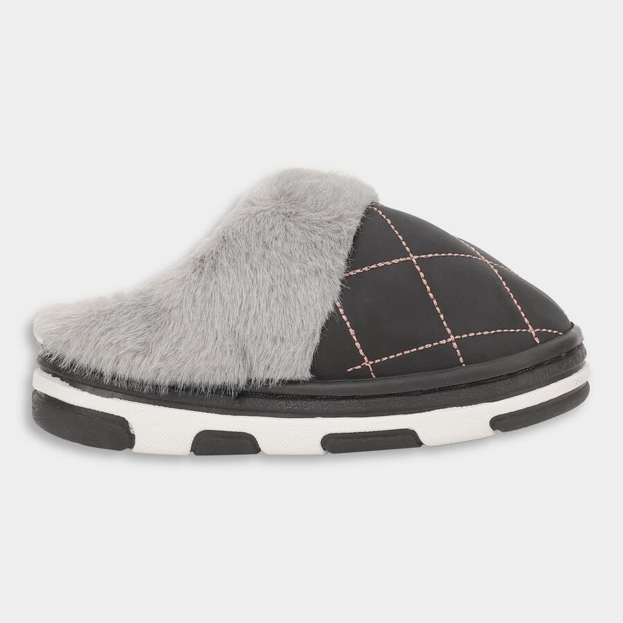 Kids' Winter Slipper, Black, large image number null