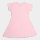 Girl's 100% Cotton Frock, Light Pink, small image number null