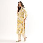 Women's Mustard Yellow Printed Ethnic Set, Mustard, small