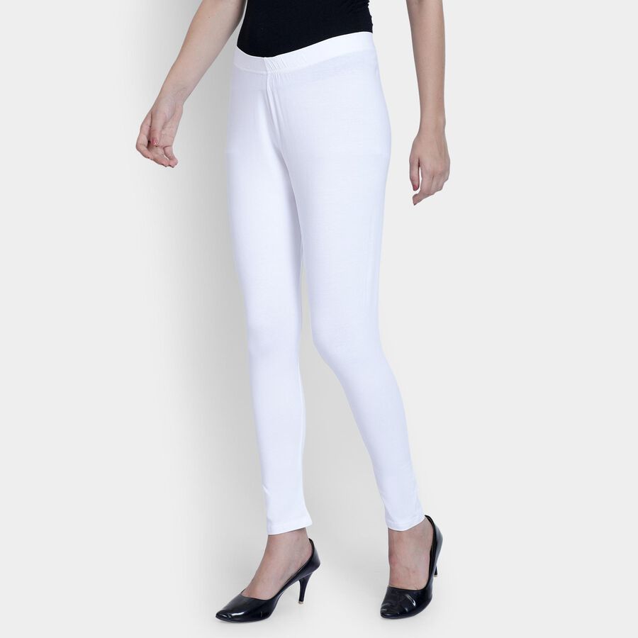 Ladies' Churidar , White, large image number null