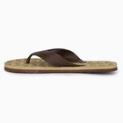 Men's Beige Flip-Flops, गहरा पीला, small