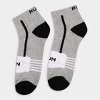 Men's Socks (Pack of 2), काला, small