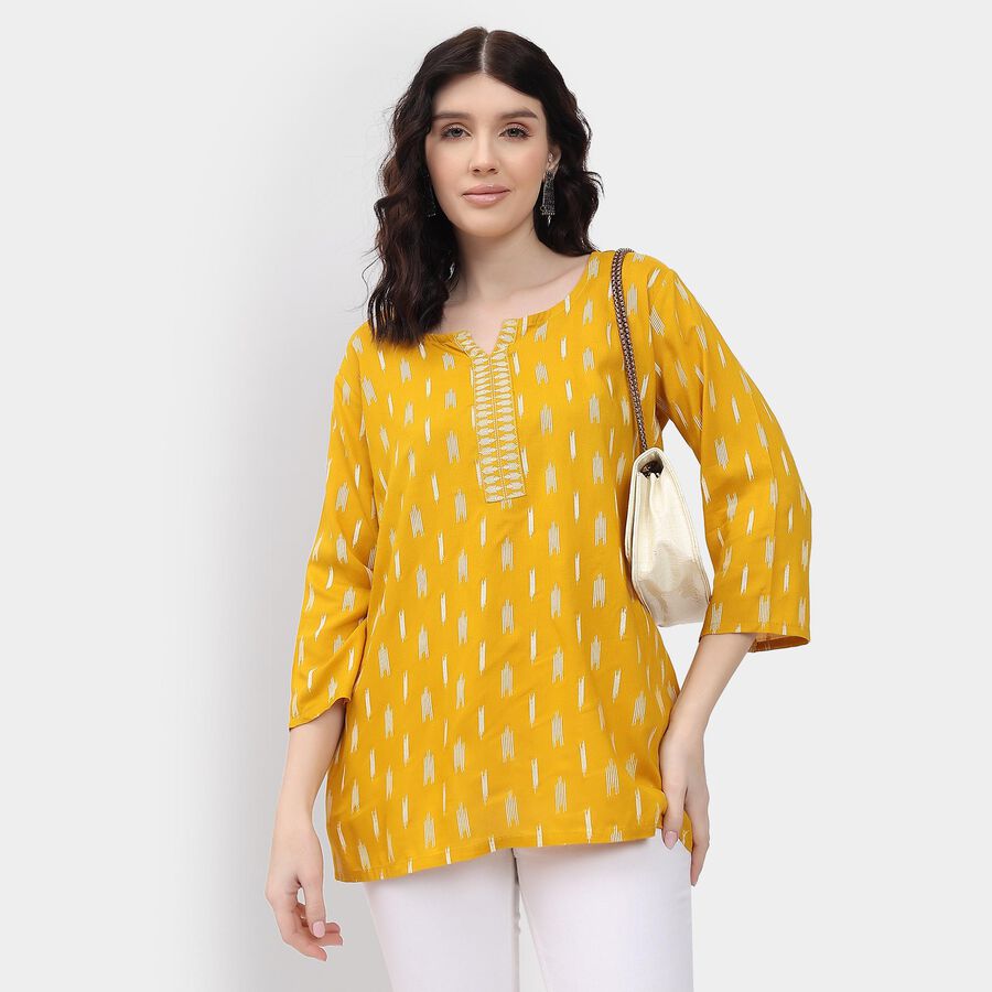 Ladies' Kurti, मस्टर्ड, large image number null