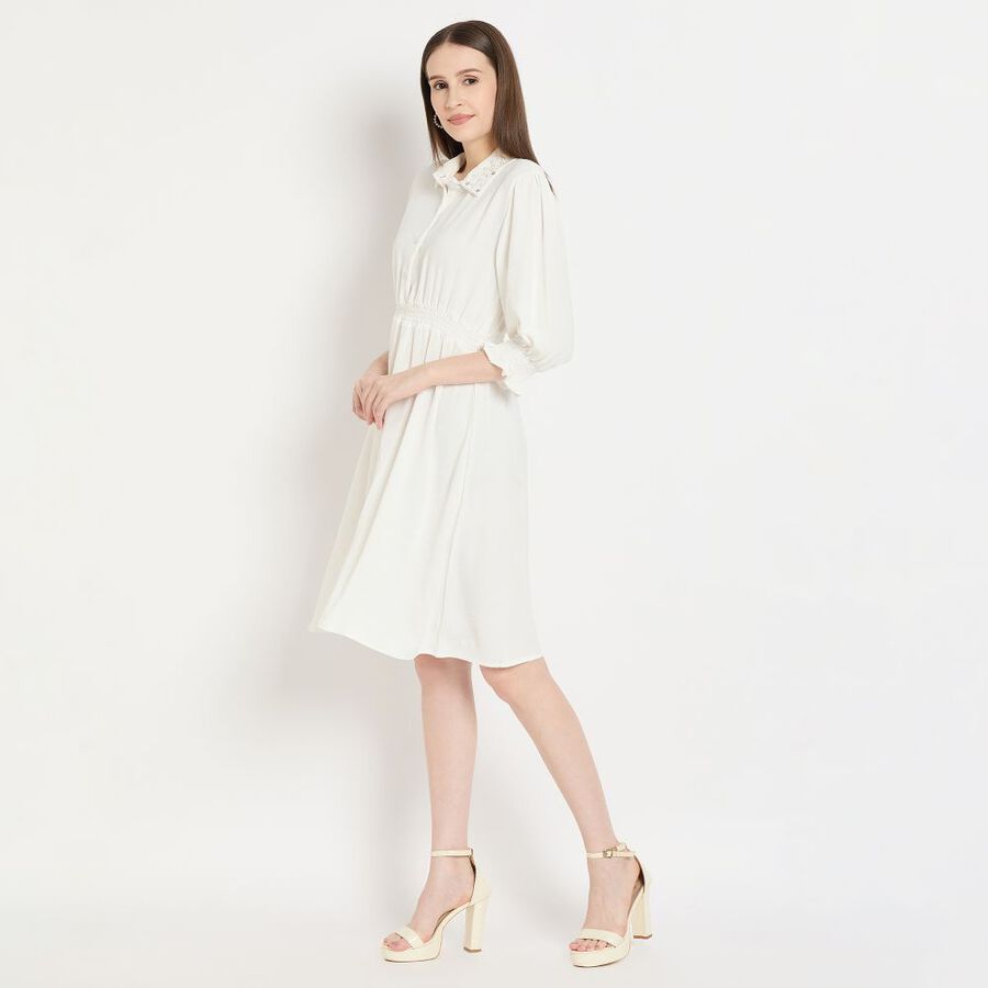 Ladies' Dress, ऑफ व्हाइट, large image number null