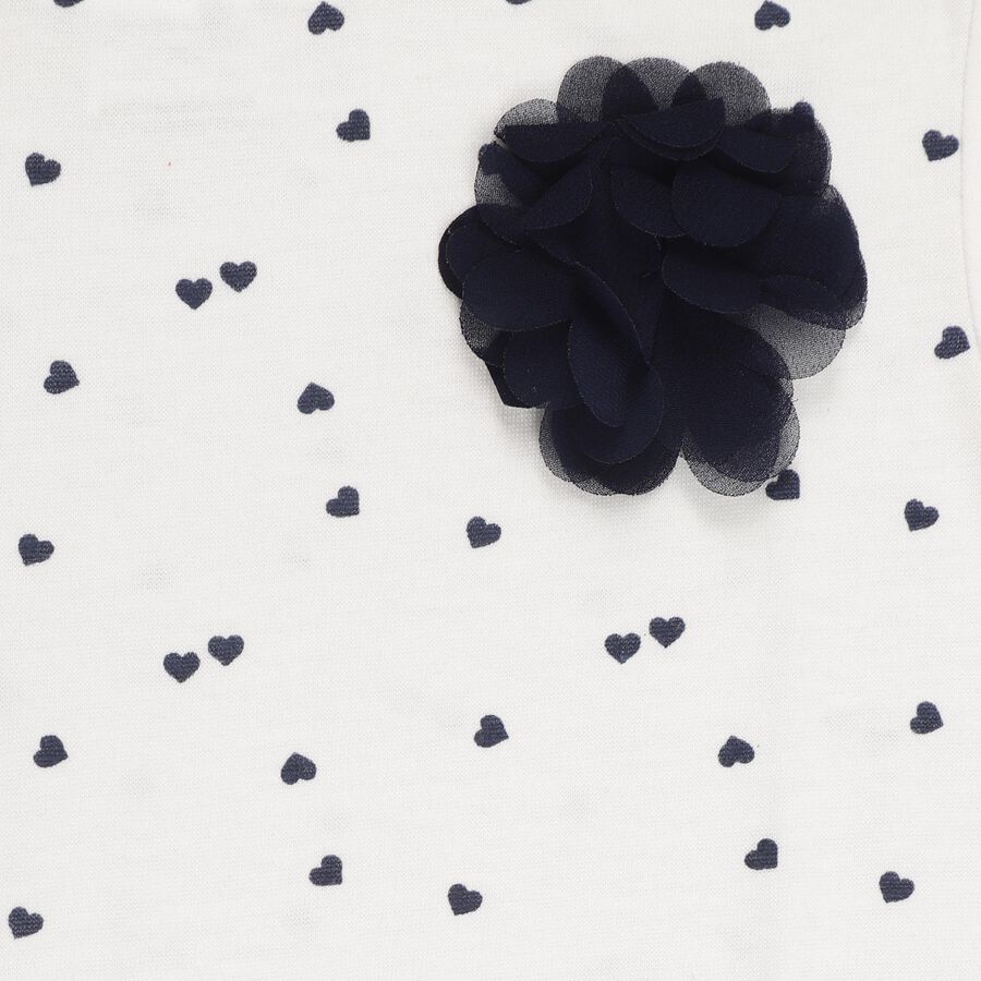 Girls' T-Shirt, White, large