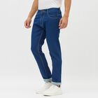 Men's Deep Indigo Slim Fit Jeans, Mid Blue, small