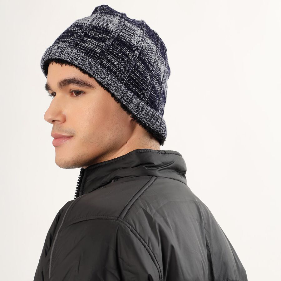 Men's Cap, नेवी ब्लू, large image number null