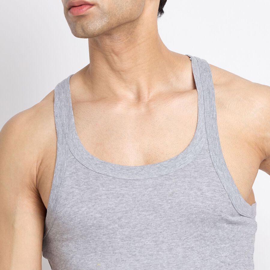 Men's Gym T-Shirt, Melange Light Grey, large