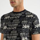 Men's 100% Cotton Round Neck Half Sleeves T-Shirt, काला, small image number null