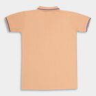 Boys' Half Sleeves T-Shirt , Peach, small