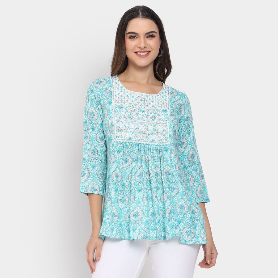 Ladies' Kurti , Light Blue, large image number null