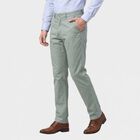 Men's Aqua Slim Fit Chino Casual Trousers, एक्वा, small