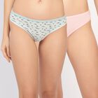 Ladies' 100% Cotton Panty , Assorted, small image number null