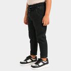 Boys Olive Straight Fit Washed Jeans, ओलिव, small