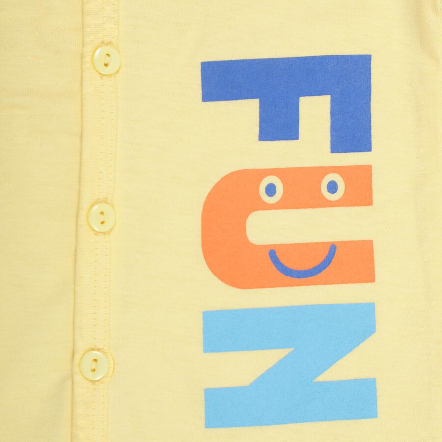 Infants' 100% Cotton T-Shirt , पीला, large image number null